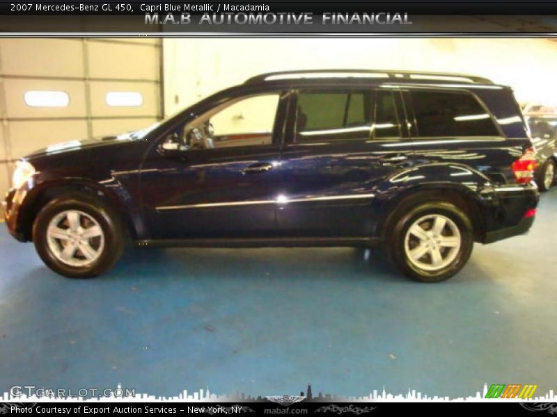 Capri Blue Metallic / Macadamia 2007 Mercedes-Benz GL 450
