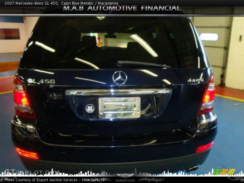 Capri Blue Metallic / Macadamia 2007 Mercedes-Benz GL 450
