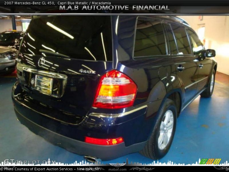 Capri Blue Metallic / Macadamia 2007 Mercedes-Benz GL 450