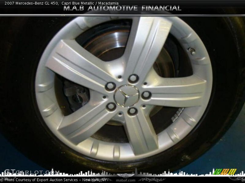 Capri Blue Metallic / Macadamia 2007 Mercedes-Benz GL 450