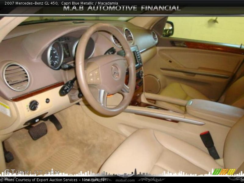 Capri Blue Metallic / Macadamia 2007 Mercedes-Benz GL 450