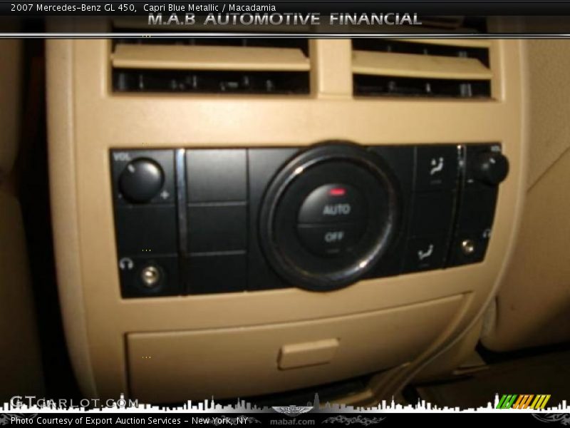 Capri Blue Metallic / Macadamia 2007 Mercedes-Benz GL 450