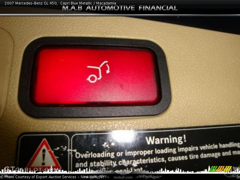 Capri Blue Metallic / Macadamia 2007 Mercedes-Benz GL 450