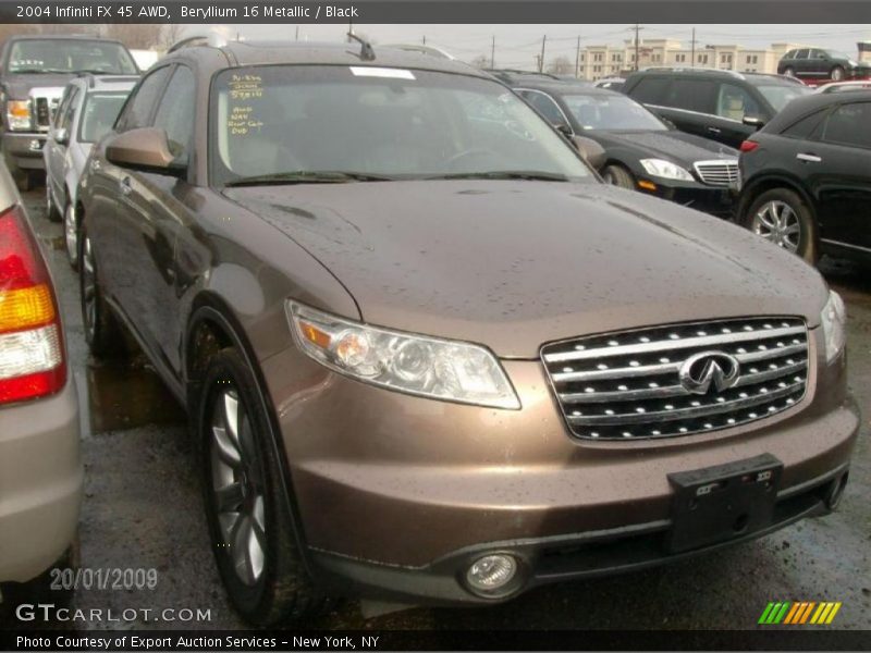 Beryllium 16 Metallic / Black 2004 Infiniti FX 45 AWD