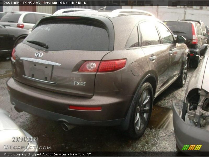 Beryllium 16 Metallic / Black 2004 Infiniti FX 45 AWD