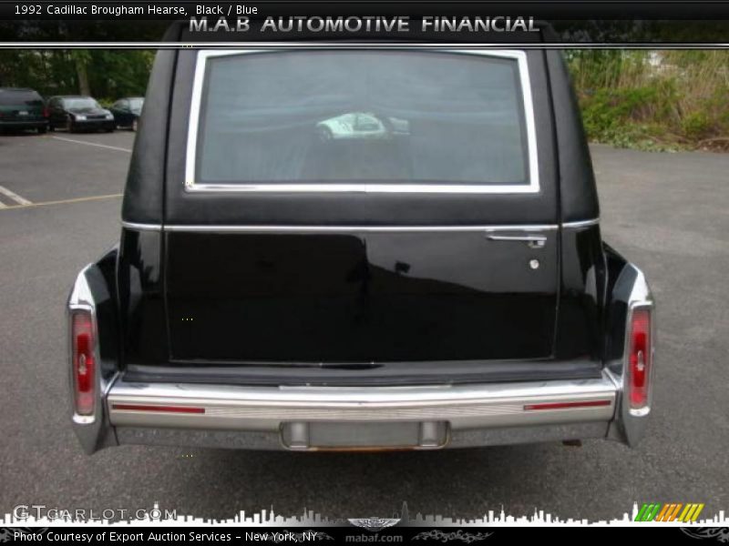 Black / Blue 1992 Cadillac Brougham Hearse