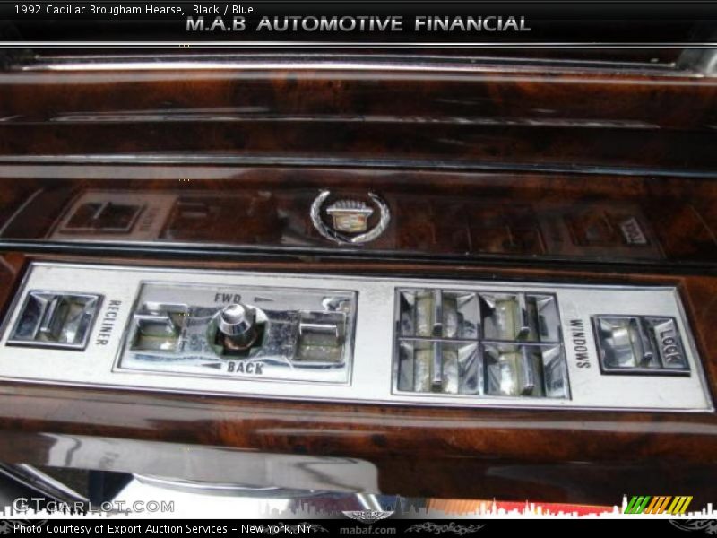 Black / Blue 1992 Cadillac Brougham Hearse