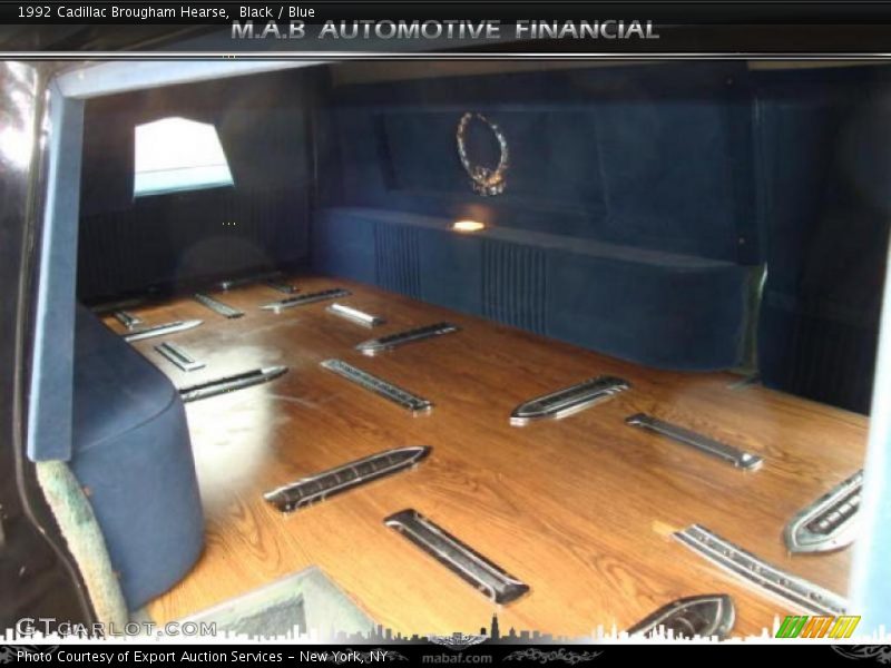Black / Blue 1992 Cadillac Brougham Hearse