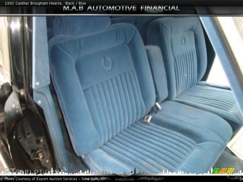 Black / Blue 1992 Cadillac Brougham Hearse