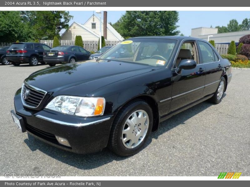 Nighthawk Black Pearl / Parchment 2004 Acura RL 3.5