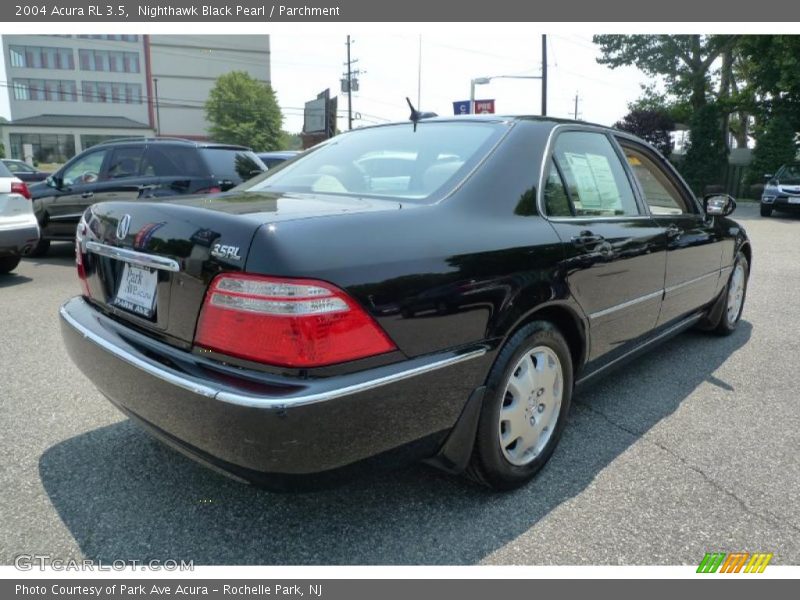 Nighthawk Black Pearl / Parchment 2004 Acura RL 3.5
