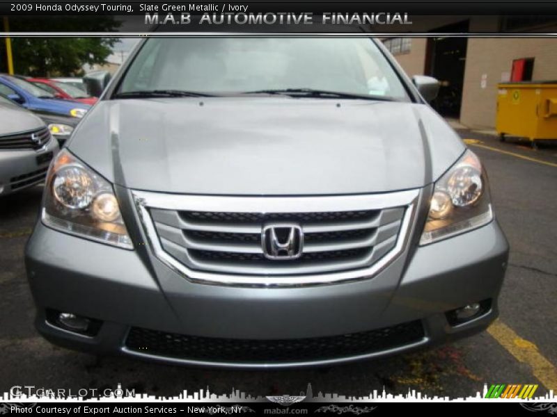 Slate Green Metallic / Ivory 2009 Honda Odyssey Touring