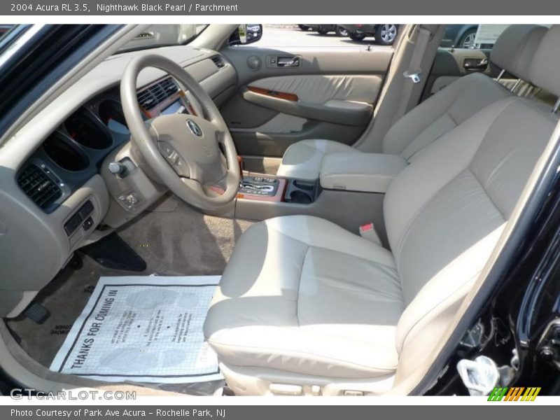 Nighthawk Black Pearl / Parchment 2004 Acura RL 3.5