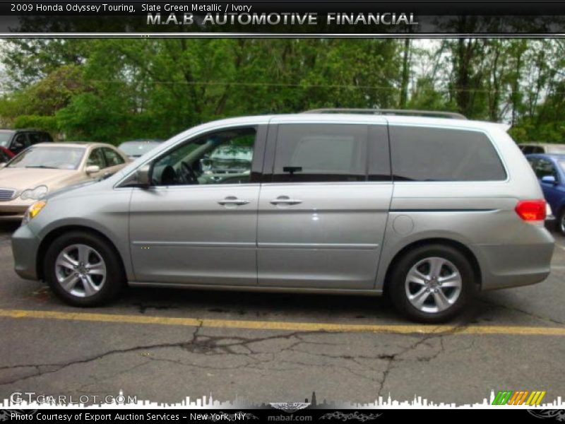 Slate Green Metallic / Ivory 2009 Honda Odyssey Touring