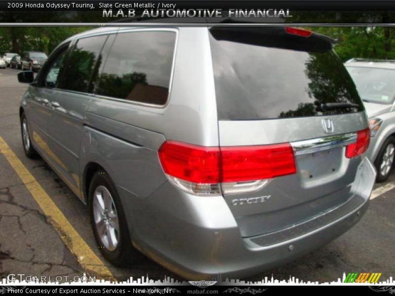 Slate Green Metallic / Ivory 2009 Honda Odyssey Touring