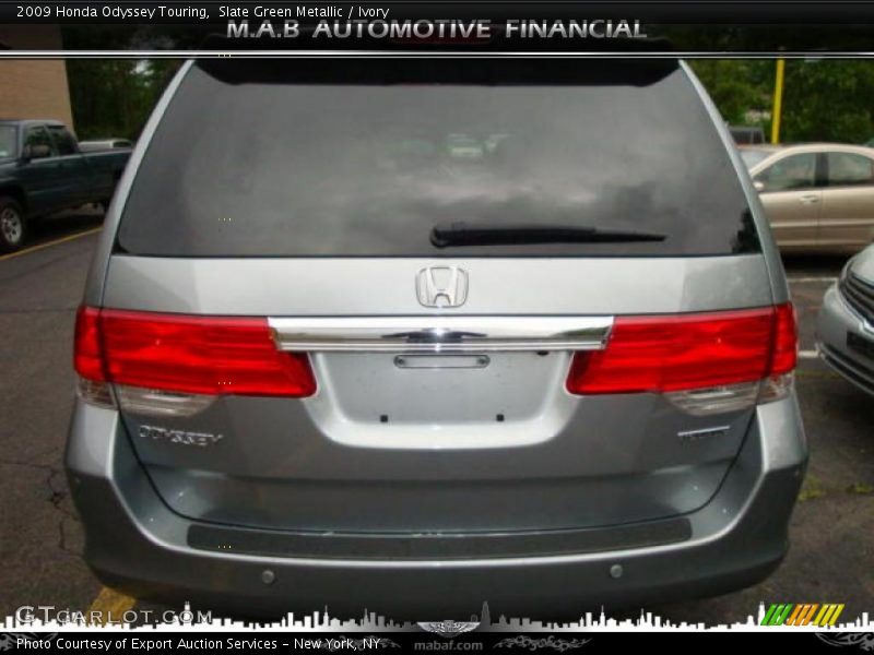 Slate Green Metallic / Ivory 2009 Honda Odyssey Touring