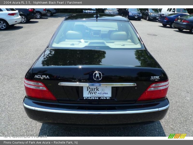Nighthawk Black Pearl / Parchment 2004 Acura RL 3.5