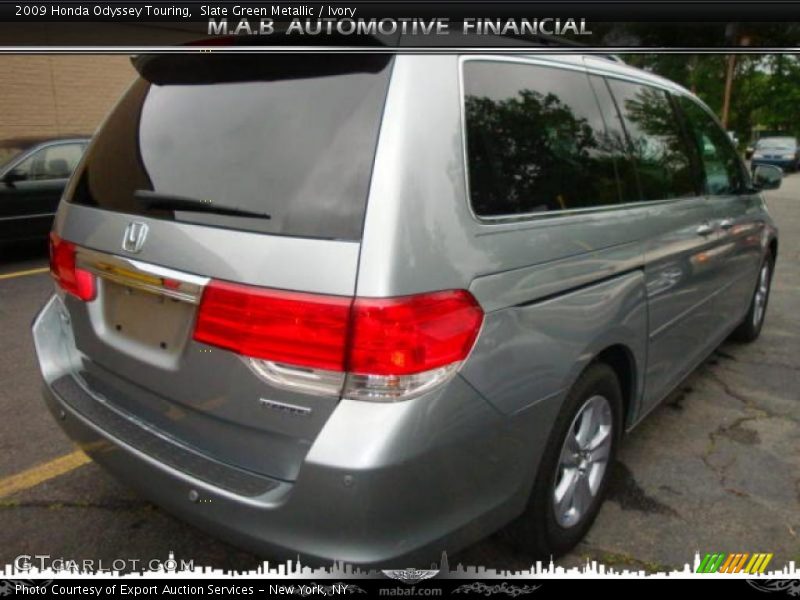 Slate Green Metallic / Ivory 2009 Honda Odyssey Touring