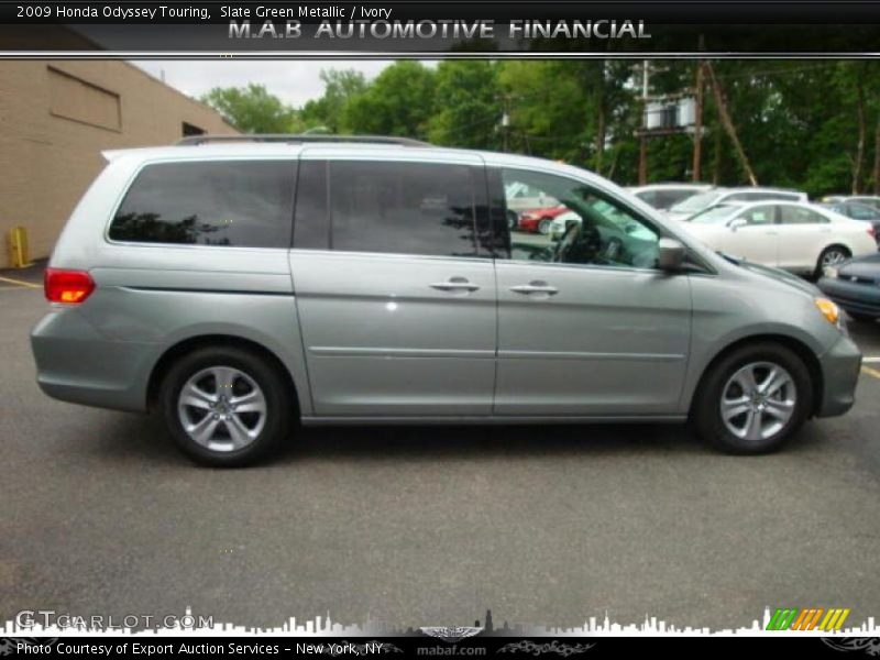 Slate Green Metallic / Ivory 2009 Honda Odyssey Touring