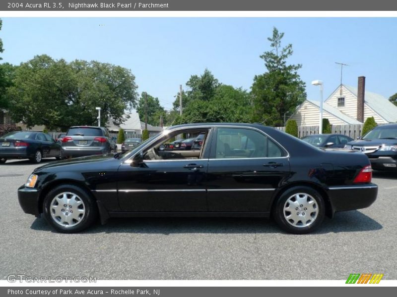 Nighthawk Black Pearl / Parchment 2004 Acura RL 3.5