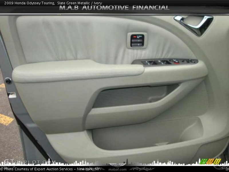 Slate Green Metallic / Ivory 2009 Honda Odyssey Touring