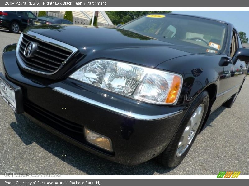 Nighthawk Black Pearl / Parchment 2004 Acura RL 3.5