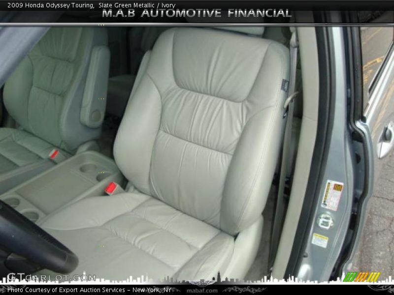 Slate Green Metallic / Ivory 2009 Honda Odyssey Touring