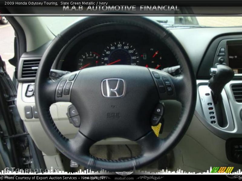 Slate Green Metallic / Ivory 2009 Honda Odyssey Touring