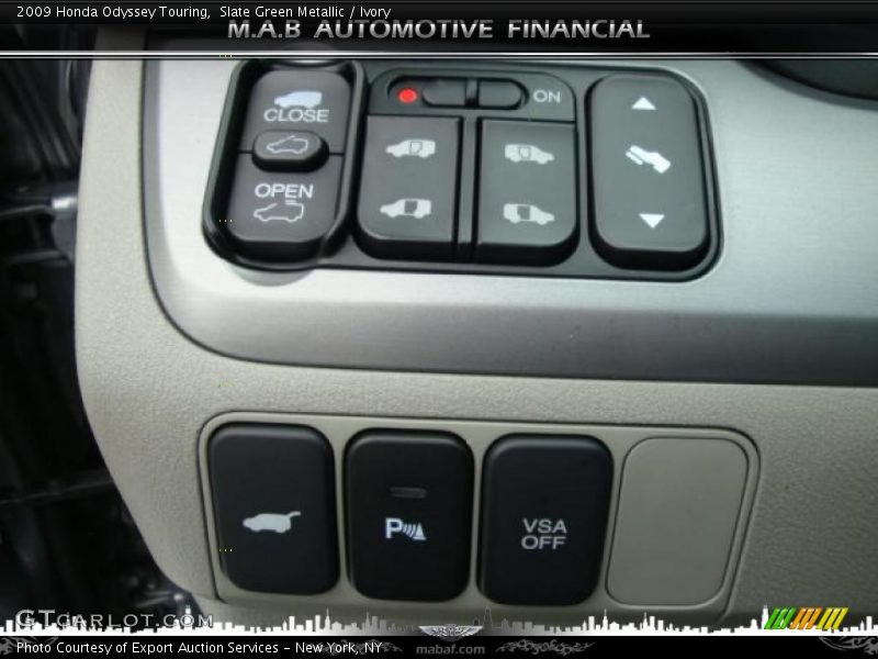 Slate Green Metallic / Ivory 2009 Honda Odyssey Touring