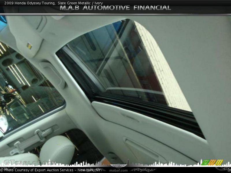 Slate Green Metallic / Ivory 2009 Honda Odyssey Touring