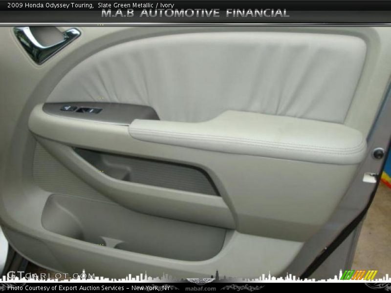 Slate Green Metallic / Ivory 2009 Honda Odyssey Touring