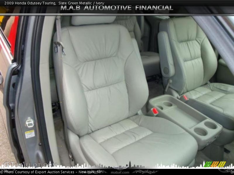 Slate Green Metallic / Ivory 2009 Honda Odyssey Touring
