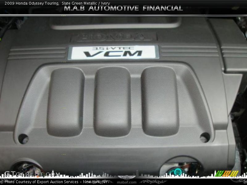 Slate Green Metallic / Ivory 2009 Honda Odyssey Touring