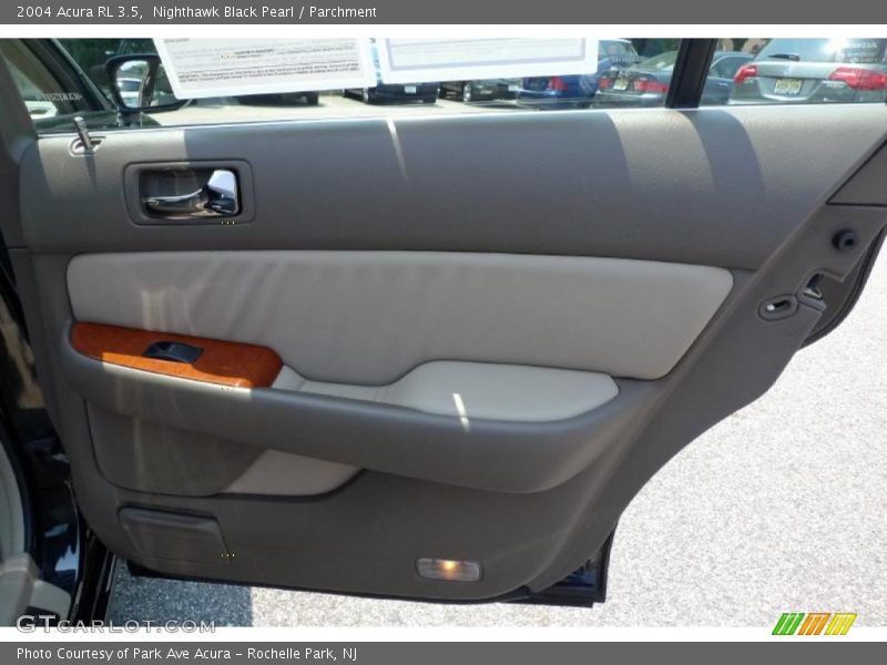 Nighthawk Black Pearl / Parchment 2004 Acura RL 3.5