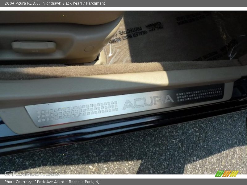Nighthawk Black Pearl / Parchment 2004 Acura RL 3.5