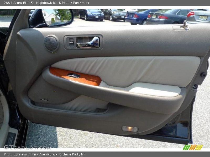 Nighthawk Black Pearl / Parchment 2004 Acura RL 3.5