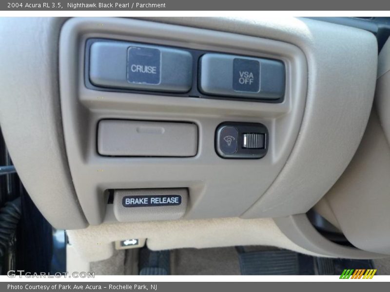 Nighthawk Black Pearl / Parchment 2004 Acura RL 3.5