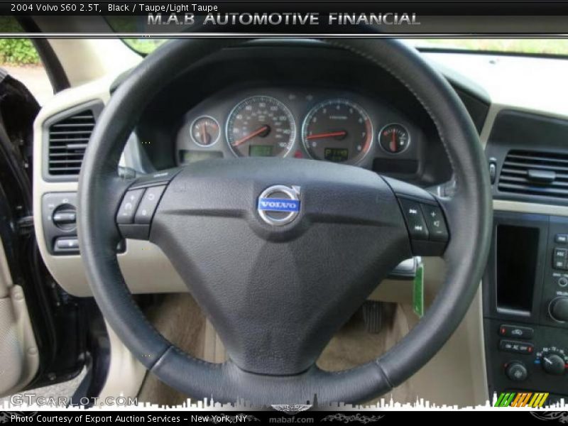 Black / Taupe/Light Taupe 2004 Volvo S60 2.5T