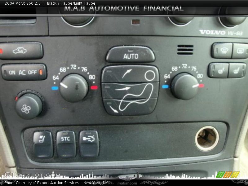 Black / Taupe/Light Taupe 2004 Volvo S60 2.5T