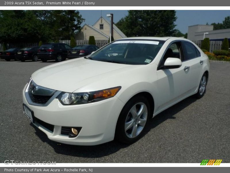 Premium White Pearl / Ebony 2009 Acura TSX Sedan