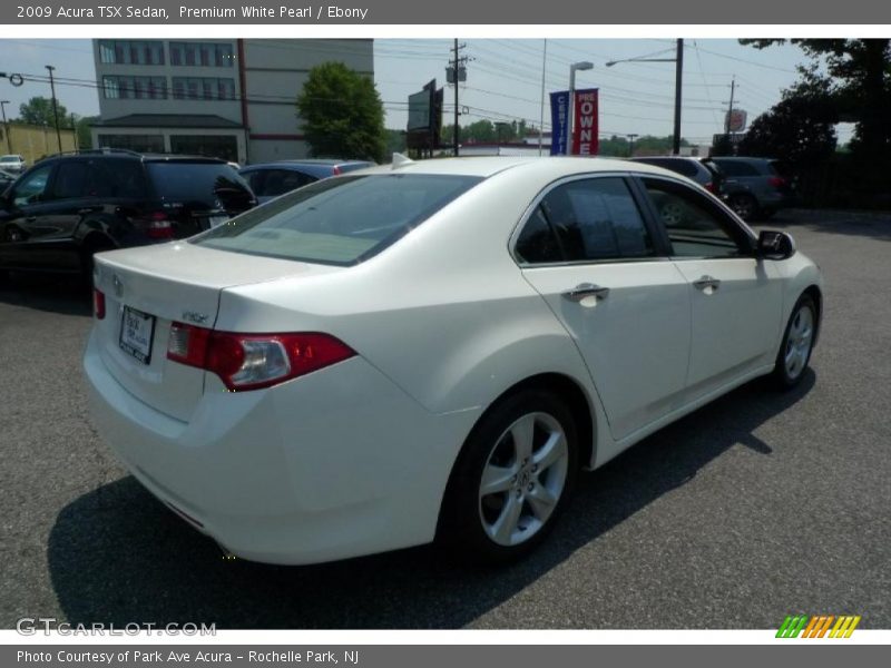 Premium White Pearl / Ebony 2009 Acura TSX Sedan