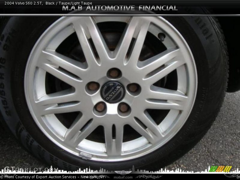 Black / Taupe/Light Taupe 2004 Volvo S60 2.5T
