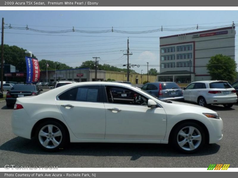 Premium White Pearl / Ebony 2009 Acura TSX Sedan