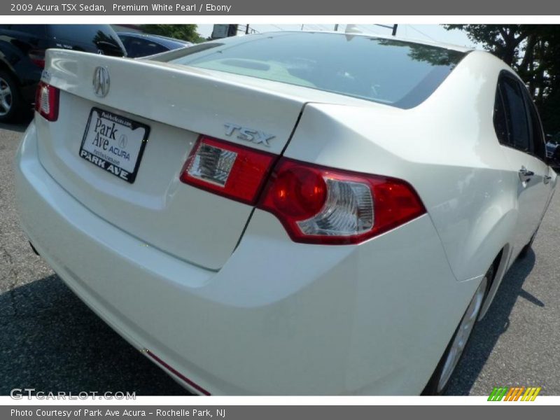 Premium White Pearl / Ebony 2009 Acura TSX Sedan