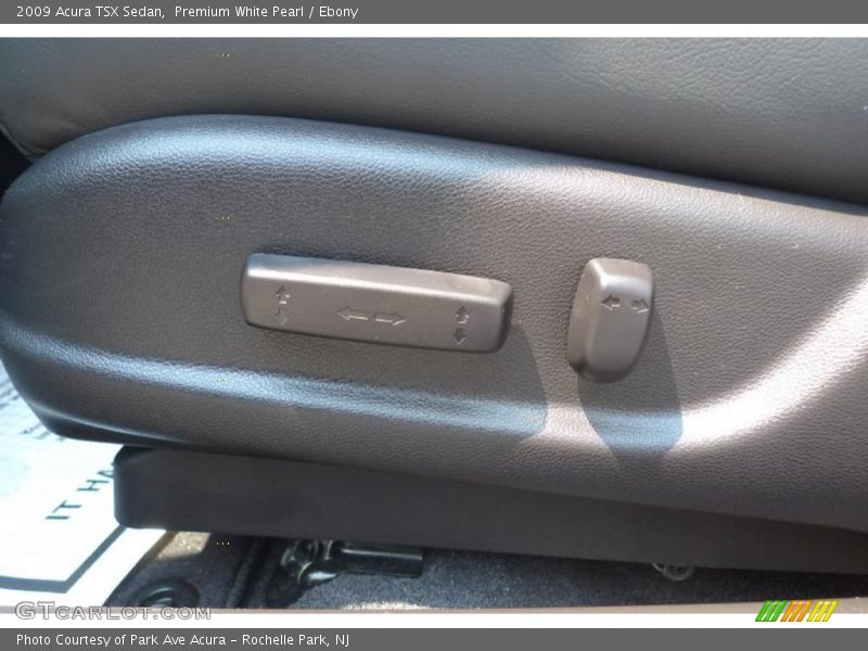 Premium White Pearl / Ebony 2009 Acura TSX Sedan