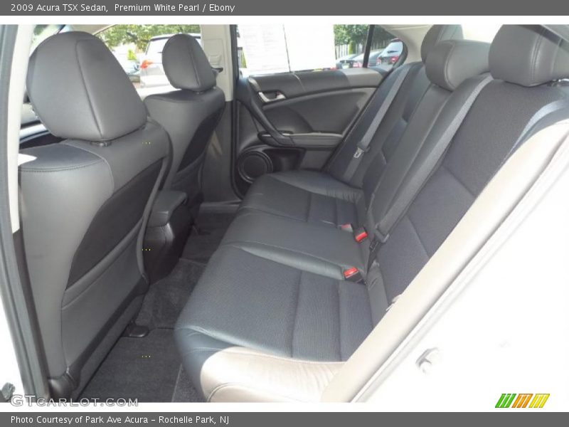 Premium White Pearl / Ebony 2009 Acura TSX Sedan