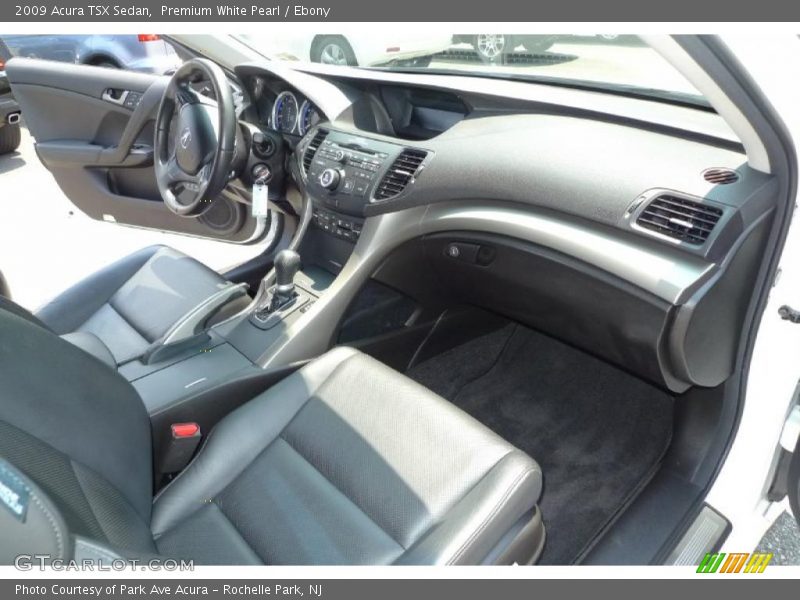 Premium White Pearl / Ebony 2009 Acura TSX Sedan