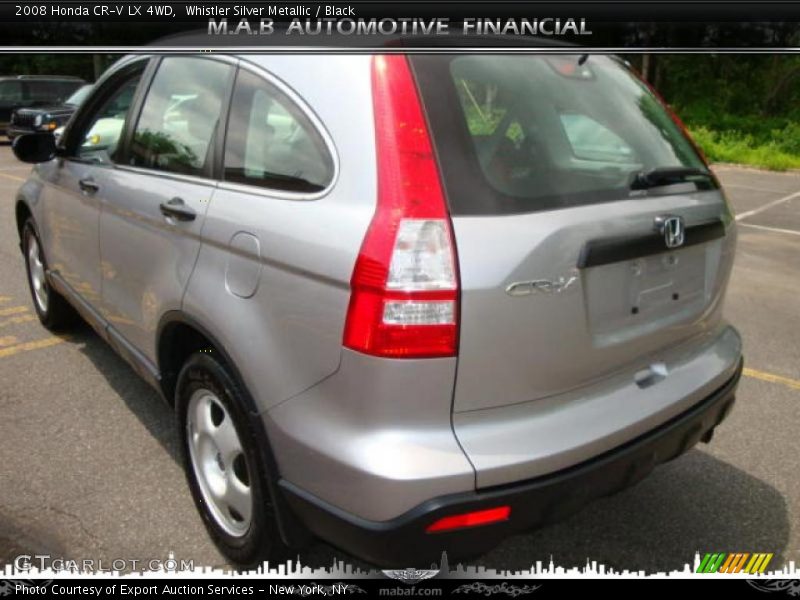 Whistler Silver Metallic / Black 2008 Honda CR-V LX 4WD