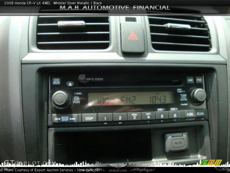 Whistler Silver Metallic / Black 2008 Honda CR-V LX 4WD