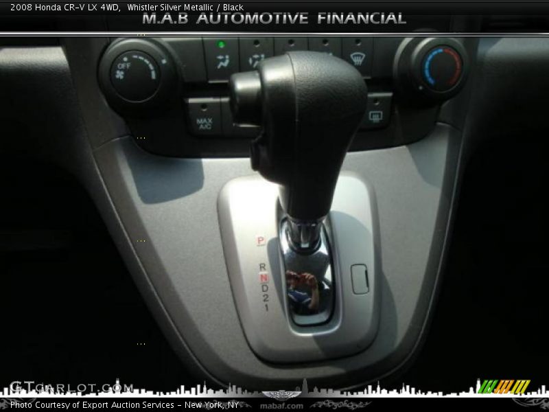 Whistler Silver Metallic / Black 2008 Honda CR-V LX 4WD